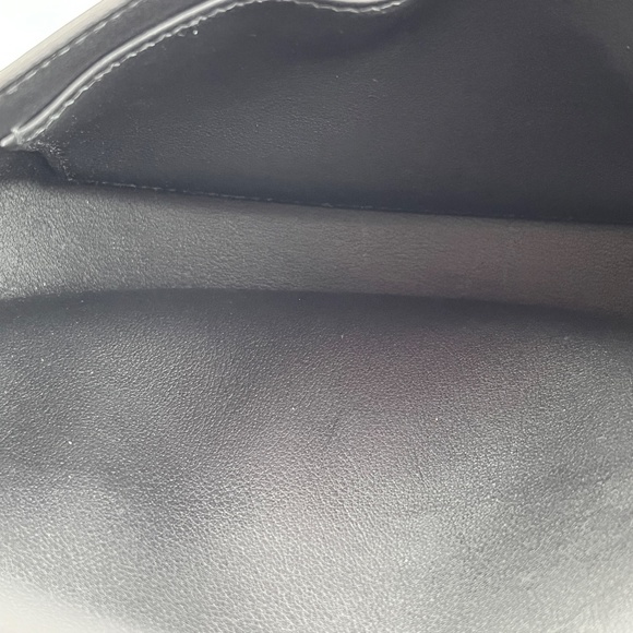 HERMES Mini Jypsiere Black Evercolor Leather Gold Hardware Crossbody Bag - Picture 10 of 12